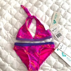 Roxy kids Hot Pink/ Purple with all over Roxy logo